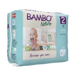 Bambo Nature 2, Couches S 3-6kg/30un