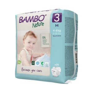 Bambo Nature 3, Couches M 4-8kg/52un