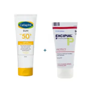 Cetaphil Sun Light Gel SPF50+ 100ml+Excipial Protect 50ml Pack