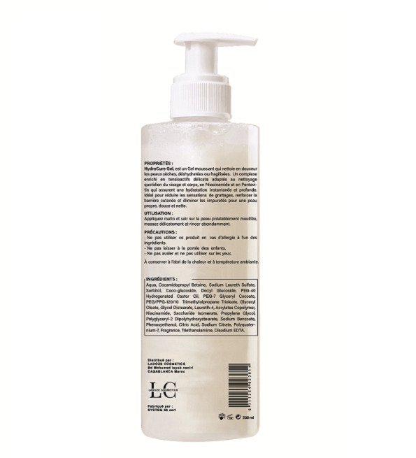 Curaskin Hydracure gel surgras GF 400ml — vue détail