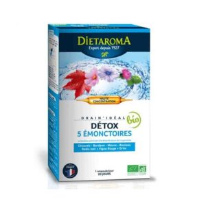 Dietaroma Detox 5 Emonctoires 20Amp*15ml