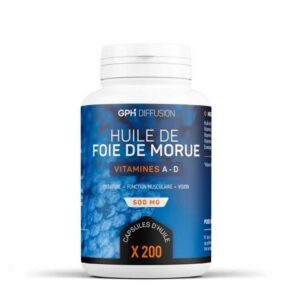 GPH Huile Foie De Morue 500mg 200cps