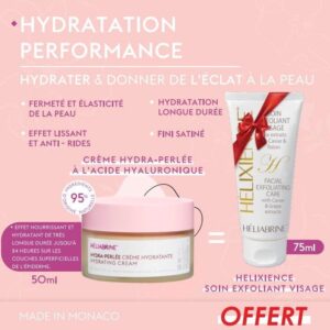 Heliabrine Duo Coffret " Hydra-perlee Creme 50ml+soin Exfoliant 75ml"