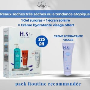 H&S Line Gel Net 250ml+Ecr Solaire Inv Spf50+50ml+Creme Hydr 50ml Pack
