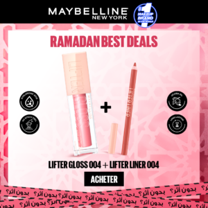 Maybelline Lifter Gloss 004 Silk 5.4ml+Lift Liner 004 Out Of Line Pack