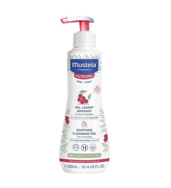 Mustela Gel lavante apaisant 300ml — vue principale