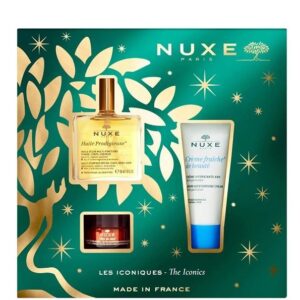 Nuxe Huile Prodigieuse 50ml+Cr Fraich Beaute+Reve De Miel Levre Pack