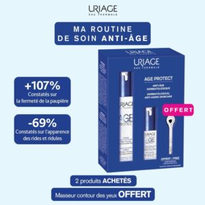 Uriage Age Protect Duo Coffret "creme Pns+Contour De Yeux+masseur CTY"