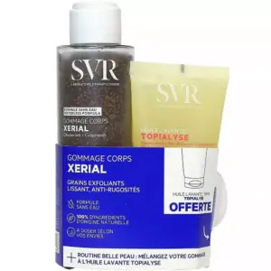 SVR Xerial Gommage 200ml+Svr Topialyse Huile Lavante ECH Pack