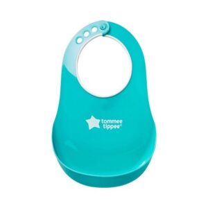 Tommee Tippee Bavoir Avec Fermoir Reglable Turquoise Ref 46350071