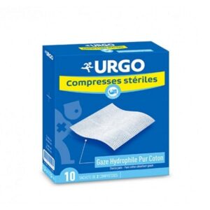 Urgo Compresse Sterile 30*30 Bte De 10pcs